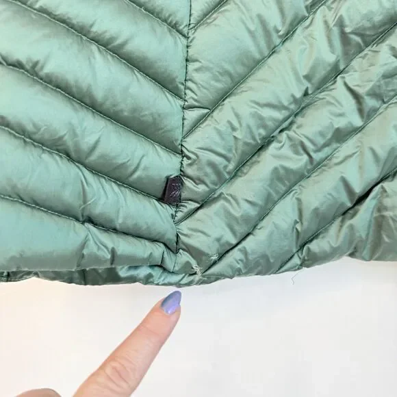 All In Motion Womens Extra Large Lightweight Packable Down Puffer Jacket Green - Picture 12 of 16